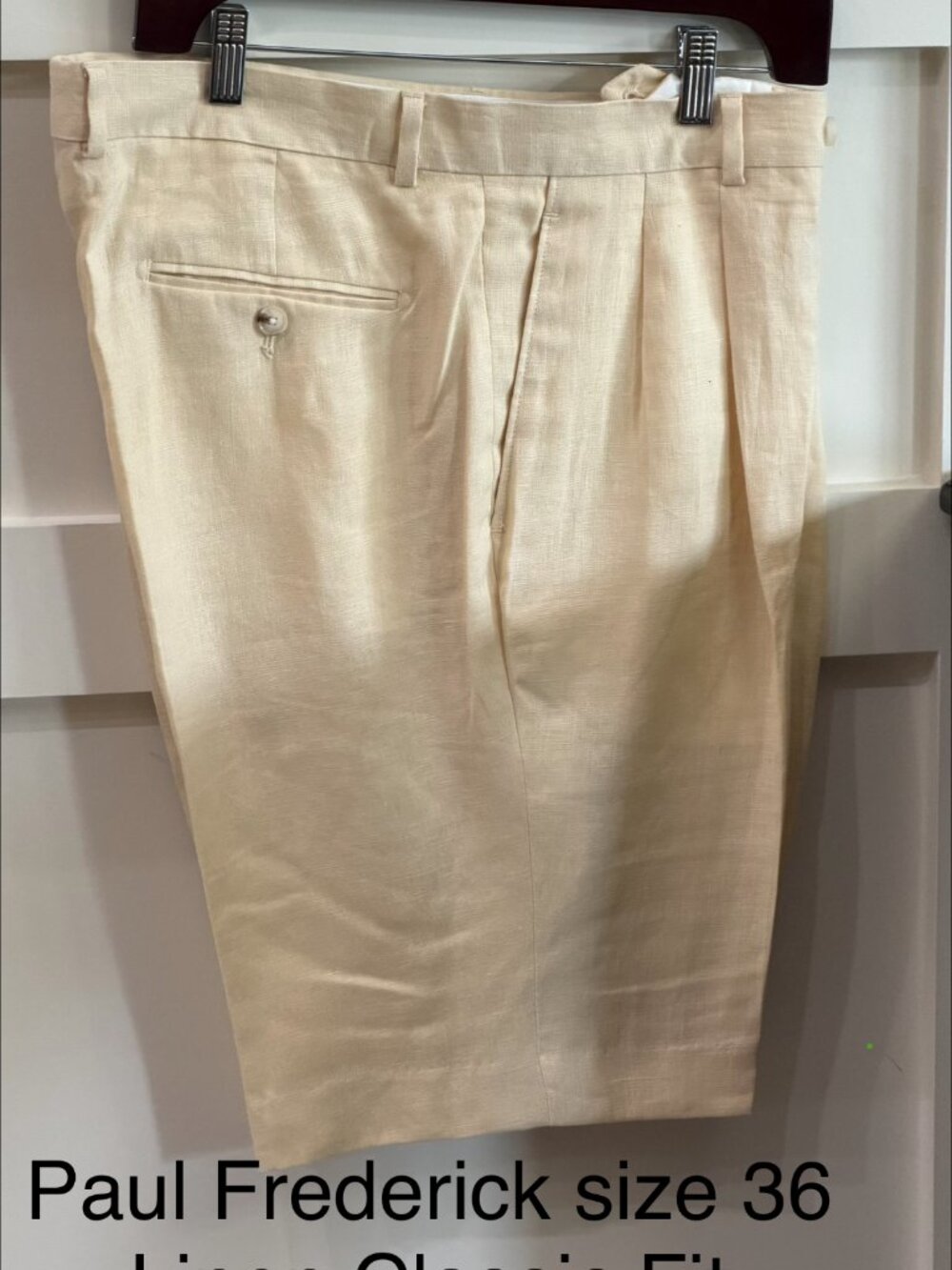 Paul Fredrick Linen Shorts